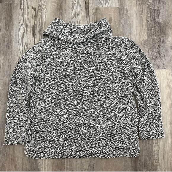 Calvin Klein Black and White Popcorn Textured Chunky Oversized Sweater L/XL - Picture 7 of 13